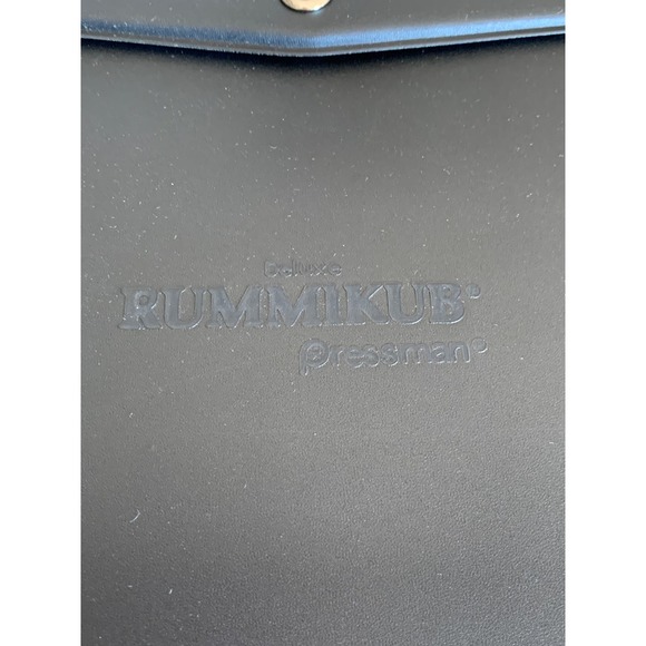 DELUXE Pressman Rummikub Vintage Classic Tile Game 1990 Vinyl Travel Case - Picture 9 of 11